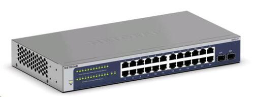 24-Port Gigabit Ethernet Managed Switch, 2x SFP (GS724Tv6), Insight