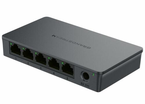 5-Port Gigabit Ethernet Switch, Unmanaged, Desktop Sized