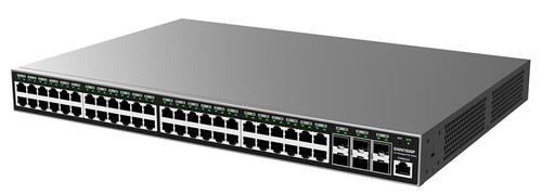 54-Port Gigabit Managed Ethernet Switch, 48x GigE, 6x SFP+