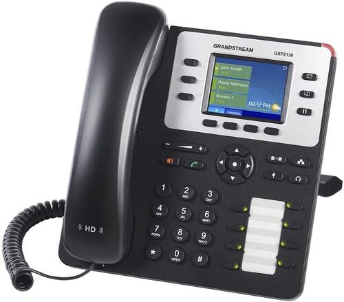 IP Phone, 320x240 Colour LCD, 2x GigE LAN, PoE, 8 speed-dial/BLF