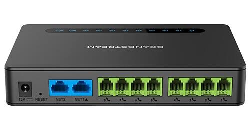 8 port FXS VoIP Gateway with Gigabit Ethernet NAT Router