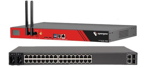 32 serial software selectable, dual AC, 2 GbE Ethernet or fiber SFP, 16GB flash, Verizon 4G LTE cellular, v.92 modem