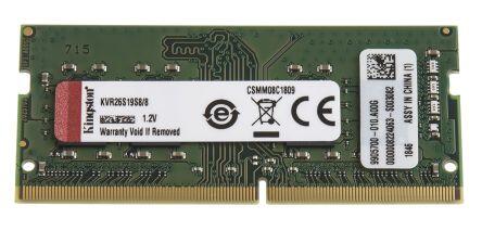 Kingston 8GB RAM, 2666MHz DDR4 Non-ECC CL19 SODIMM 1Rx8