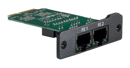 Dual Fast Ethernet Expansion Module with 2x RJ45, Used with S400/S450