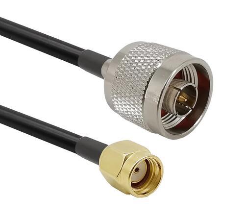 N-Male to RP-SMA-Male CS32 Cable for Wi-Fi antennas, 5m