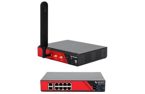 8 serial straight pinout, 2x 1GbE, x86 1.4GHz 4-core 2GB mem 16GB SSD, TPM 2.0, 4G LTE-A Pro Global, dual power input, no power adapter