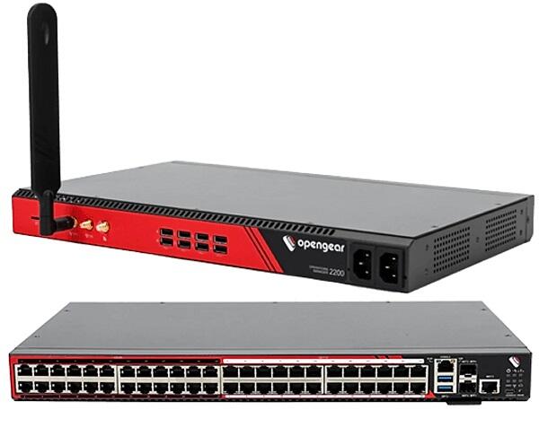 Console Server + Automation, 24 serial, 2x 10GbE SFP+ 24x 1GbE, 4G LTE