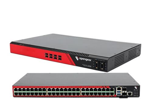 OM2248-10G, 48 selectable serial ports, x86 4-core CPU, 8G RAM, 64G SSD, 10GbE SFP+, Docker Support, TPM 2.0, Dual DC