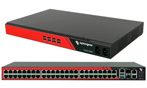 OM2248, 48 selectable serial ports, x86 4-core CPU, 8G RAM, 64G SSD, 1GbE with SFP, Docker Support, TPM 2.0, Dual DC