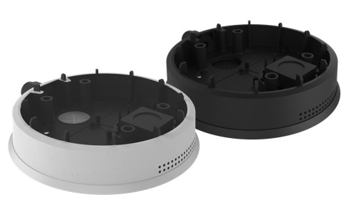 On-wall mounting kit for Mobotix v25 Camera, with audio On-Wall Set with Audio for v25 IP Camera