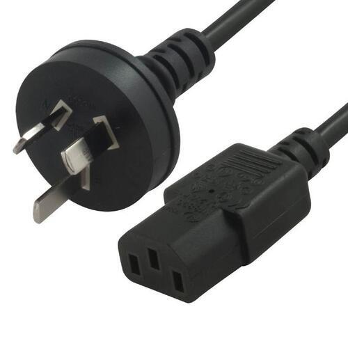 Power Cable, 3-Pin to C13 Female Connector, 90cm