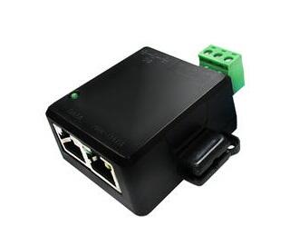 PoE Injector, 5 Gig Ethernet, PoE+, 30W, DC and Terminal Power Input