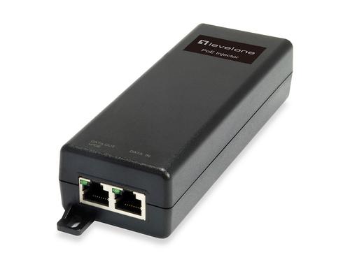 PoE Injector, Gigabit Ethernet, PoE+, 802.3af/at, 30W