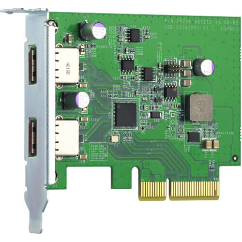 USB 3.2 Gen 2 dual-port PCIe expansion card