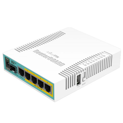 RouterBOARD hEX, 5x Gigabit LAN (four with PoE out)