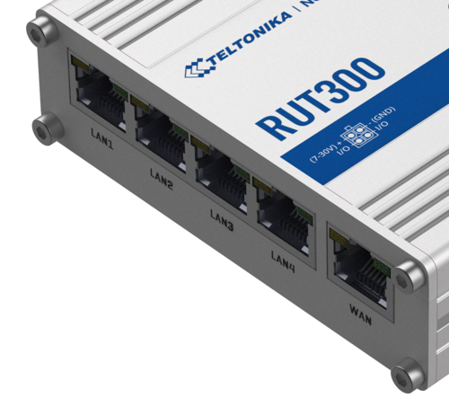 Router, 5x Ethernet Ports, I/O, Rugged Industrial Chassis