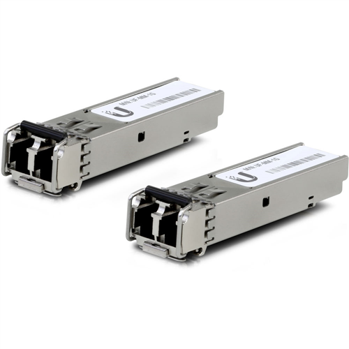 Pair of Gigabit SFP module, 850nm Multi-mode, 550M range, LC connector