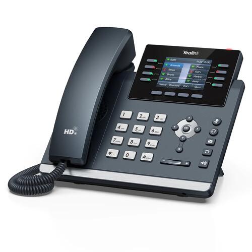 IP Phone, Dual GigE, 2.8in LCD, PoE, Built-in WiFi and Bluetooth