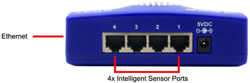 sensorProbe2+ environmental and power monitoring platform, 2-4 ports