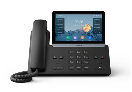 IP Phone, Dual GigE, 7in Adjustable Colour Touch Screen, PoE, Built-in WiFi 6 and Bluetooth