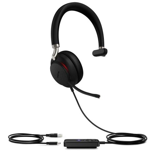 USB (wired) and Bluetooth (wireless) Mono Headset, w' Busy Light