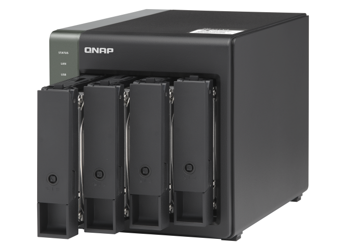 QNAP TS-433-4G-US 4 Bay NAS with Quad-core Processor 4 GB DDR4 RAM