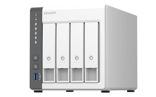 4-Bay NAS, Quad-core 2GHz CPU, 4GB RAM, 1x 2.5GigE