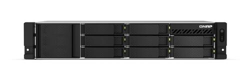 8-bay Short-Depth NAS, AMD Ryzen 4C/8T 2.2GHz CPU, 4GB RAM