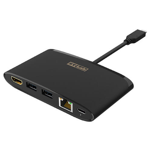 Convert USB 3.1 Type-C to USB 3, HDMI, and Gigabit Ethernet