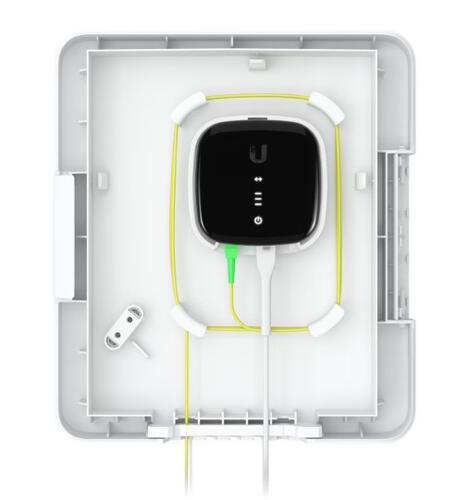 Weatherproof Pole-mountable enclosure - protect outdoor UFiber devices