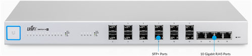 16-Port 10 GigE Managed Switch, 12 SFP+ ports, 4 10G RJ45 Ports