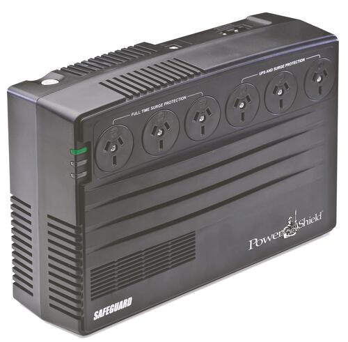 SafeGuard 750VA UPS, 6x 3-Pin Outlet Plugs