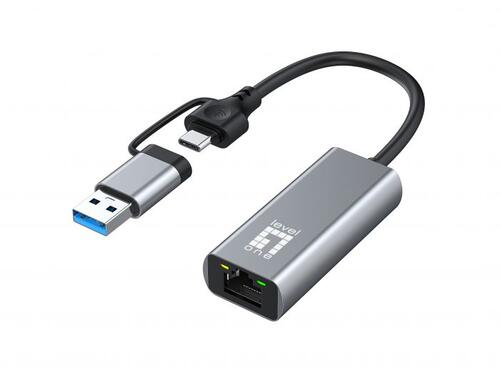 2.5GigE 2-in-1 USB-C/A Network Adapter