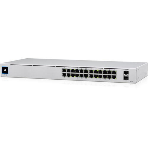 24-Port UniFi Gigabit Managed PoE+ Switch, Gen2, 2x SFP, 16x PoE+ Port