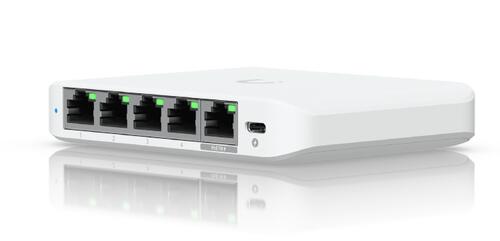 UniFi Flex Mini Compact, 5-port 2.5G switch