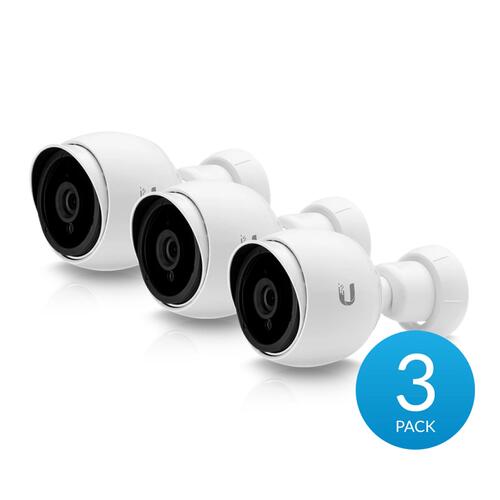 3-pack of UVC-G3-BULLET, 1080p Video Cameras, 802.3AF PoE Powered