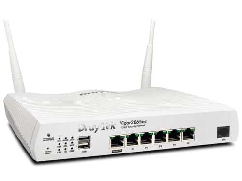 ADSL / VDSL / UFB Router with Firewall and VPN, with 11ac WiFi