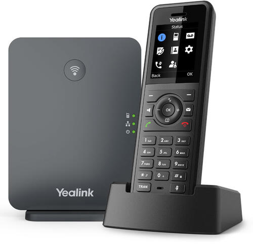 Rugged Cordless DECT Phone, IP54, with IP DECT Base