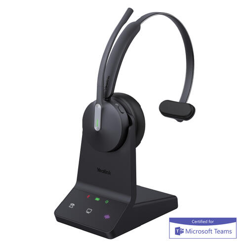DECT & Bluetooth Wireless Headset, Mono, UC/TEAMS
