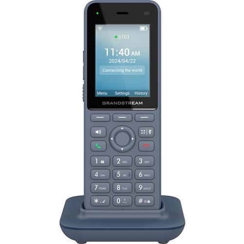 Cordless Dual-Band Wi-Fi 6 IP Phone with 12-hour talk time