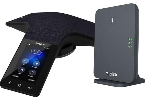Wireless Touch-Sensitive Conference Phone with a DECT base station