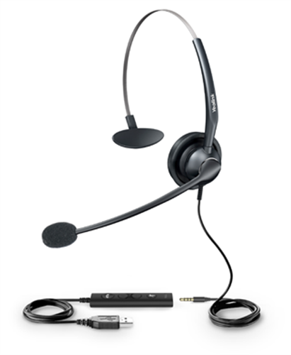 VoIP Headset with USB and 3.5mm connectors (UH33) UH33