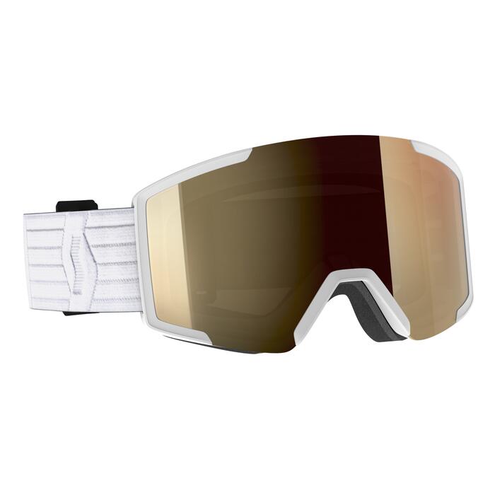Scott Shield LS Goggle - White Light Sens Bronze Chrome