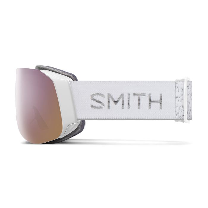 Smith 4D Mag S Goggle - White Chunky Knit/CP ED Rose Gold Mirror + SRF