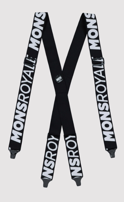 Mons Royale Afterbang Suspenders - Black/White
