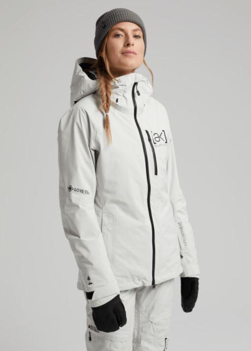 Burton AK Gore Upshift Wmns Jacket -Solution Dyed Light Gray