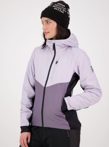 Mons Royale Arete Wool Insulation Wmns Hood- Thistle Cloud