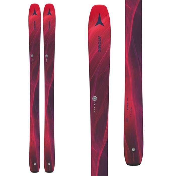 Atomic N Maven 93 C DEMO Wmns Ski + Strive 11 Gw Binding - Maroon/ Bright Red