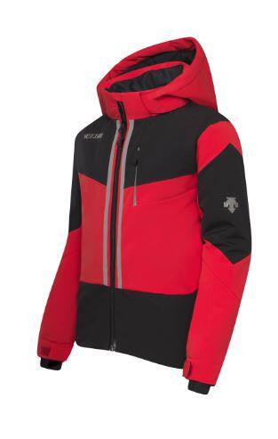 Descente Beckett Kids Jacket - Electric Red