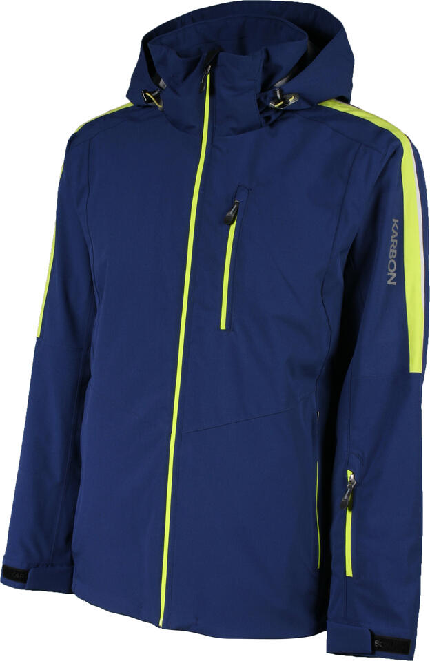 Karbon Beryllium Jacket - Navy/Citrus/Glacier